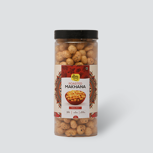 Tikha Spicy | Roasted Makhana Jar (75g) | Pack of 1