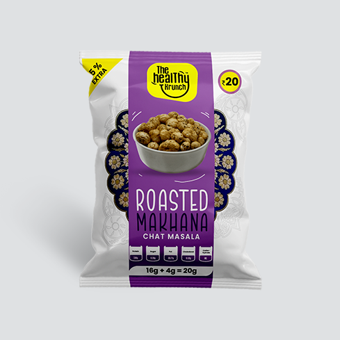 Roasted Makhana Pouch (15g) | Pack of 5