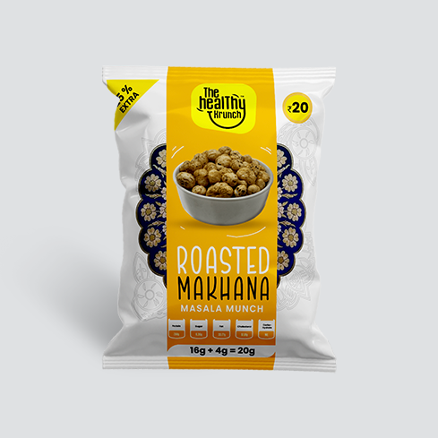 Flavoured | Roasted Makhana Jar (75g) | Pack of 2 + Pack of 3 (15g)