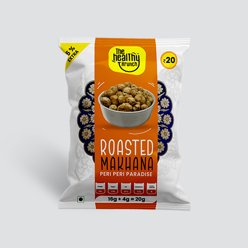Roasted Makhana Pouch (15g) | Pack of 5