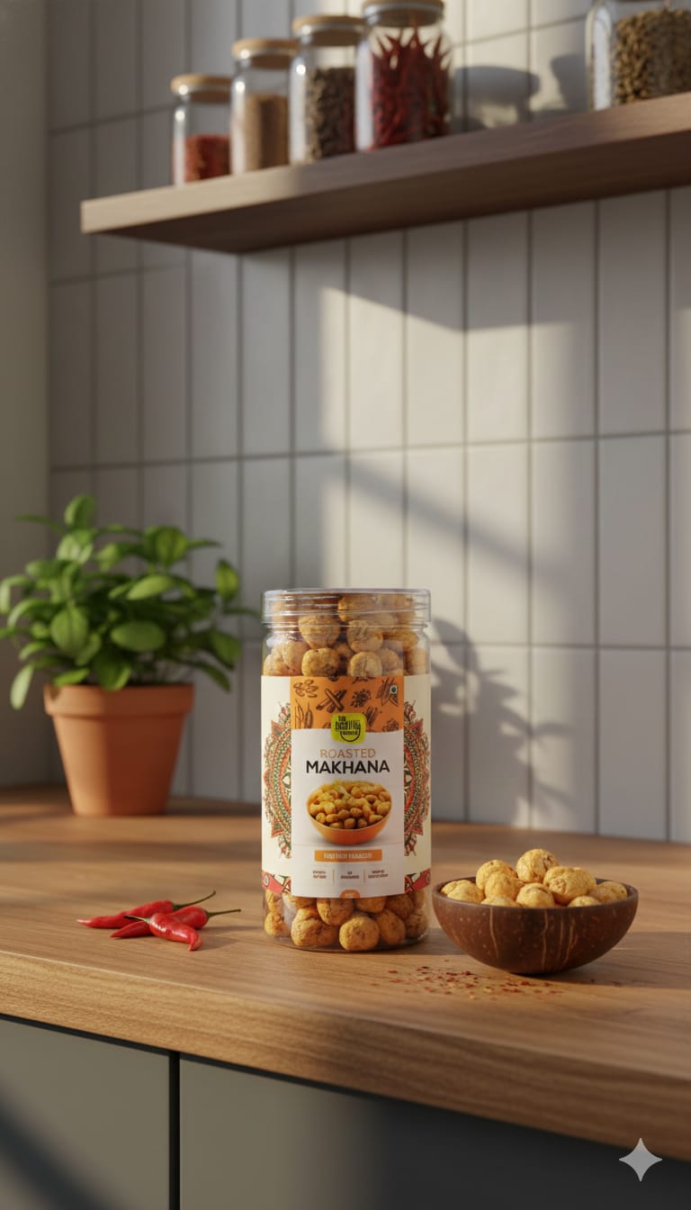 Peri Peri | Roasted Makhana Jar (75g) | Pack of 1