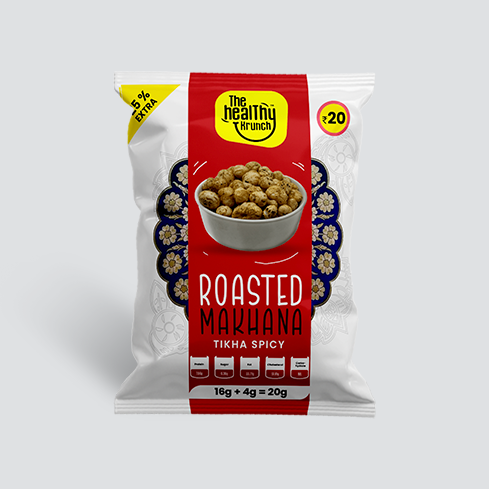 Flavoured | Roasted Makhana Jar (75g) | Pack of 2 + Pack of 3 (15g)