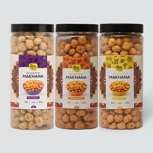 Flavoured | Roasted Makhana Jar (75g) | Pack of 3