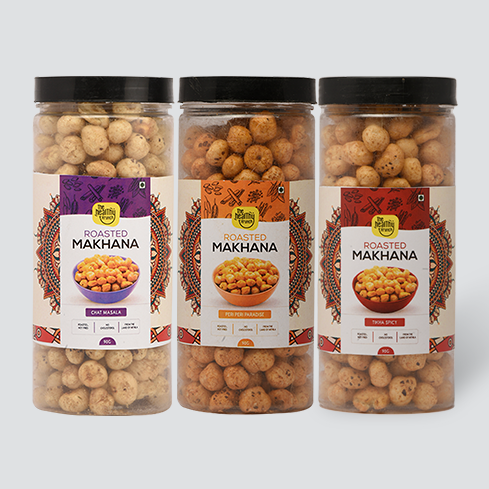 Flavoured | Roasted Makhana Jar (75g) | Pack of 3