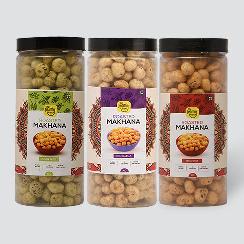 Flavoured | Roasted Makhana Jar (75g) | Pack of 3