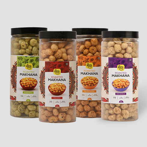 Flavoured | Roasted Makhana Jar (75g) | Pack of 4
