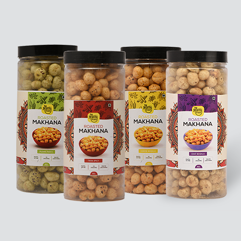 Flavoured | Roasted Makhana Jar (75g) | Pack of 4