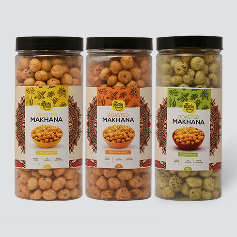 Flavoured | Roasted Makhana Jar (75g) | Pack of 3