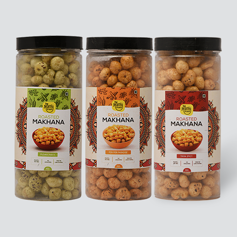 Flavoured | Roasted Makhana Jar (75g) | Pack of 3