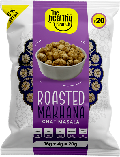 Roasted Makhana Pouch (15g) | Pack of 10