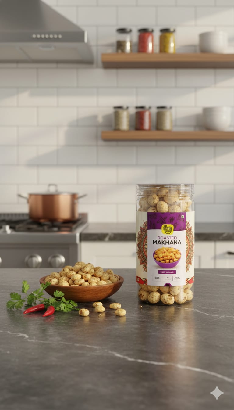 Chat Masala | Roasted Makhana Jar (75g) | Pack of 1