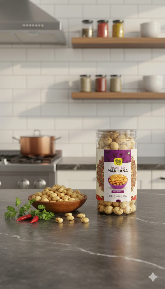 Chat Masala | Roasted Makhana Jar (75g) | Pack of 1