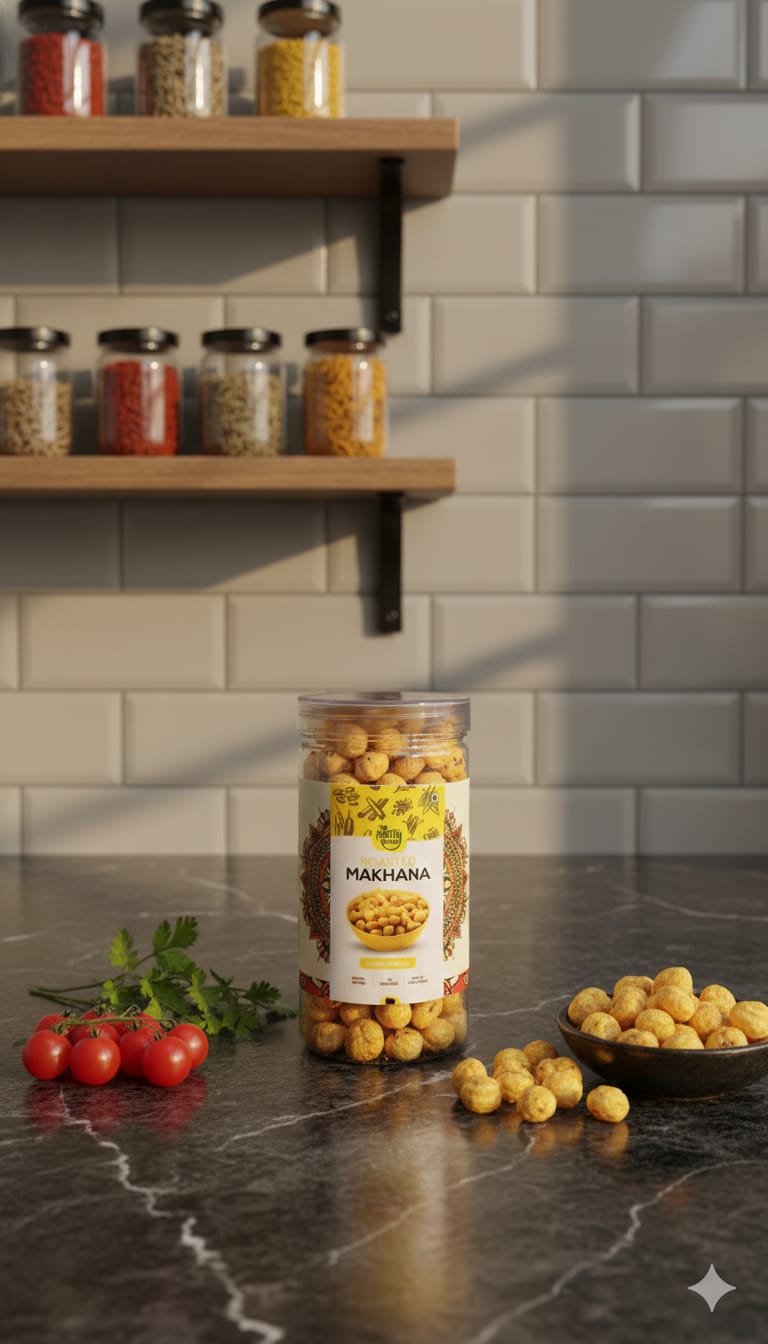 Cheese Masala | Roasted Makhana Jar (75g) | Pack of 1