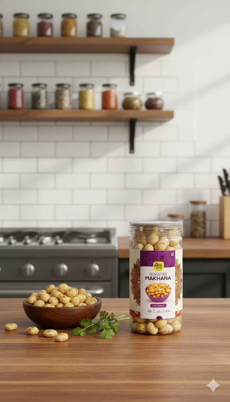 Chat Masala | Roasted Makhana Jar (75g) | Pack of 1