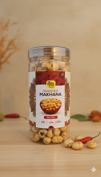 Tikha Spicy | Roasted Makhana Jar (75g) | Pack of 1