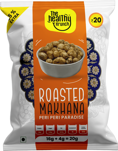 Roasted Makhana Pouch (15g) | Pack of 50